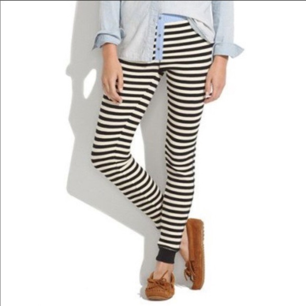 Madewell Thermal Stripe Pajama Bottoms
